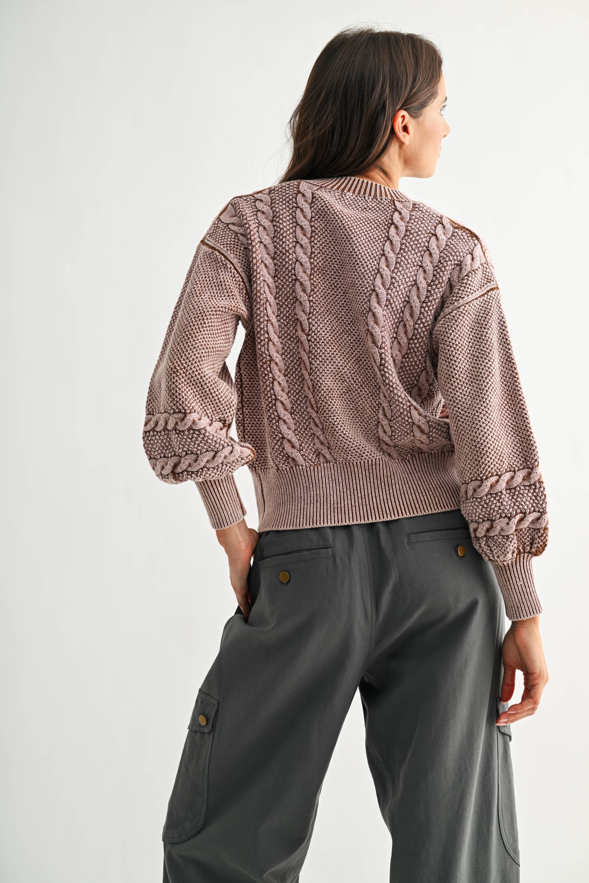 Heirloom Cable Knit Cardigan