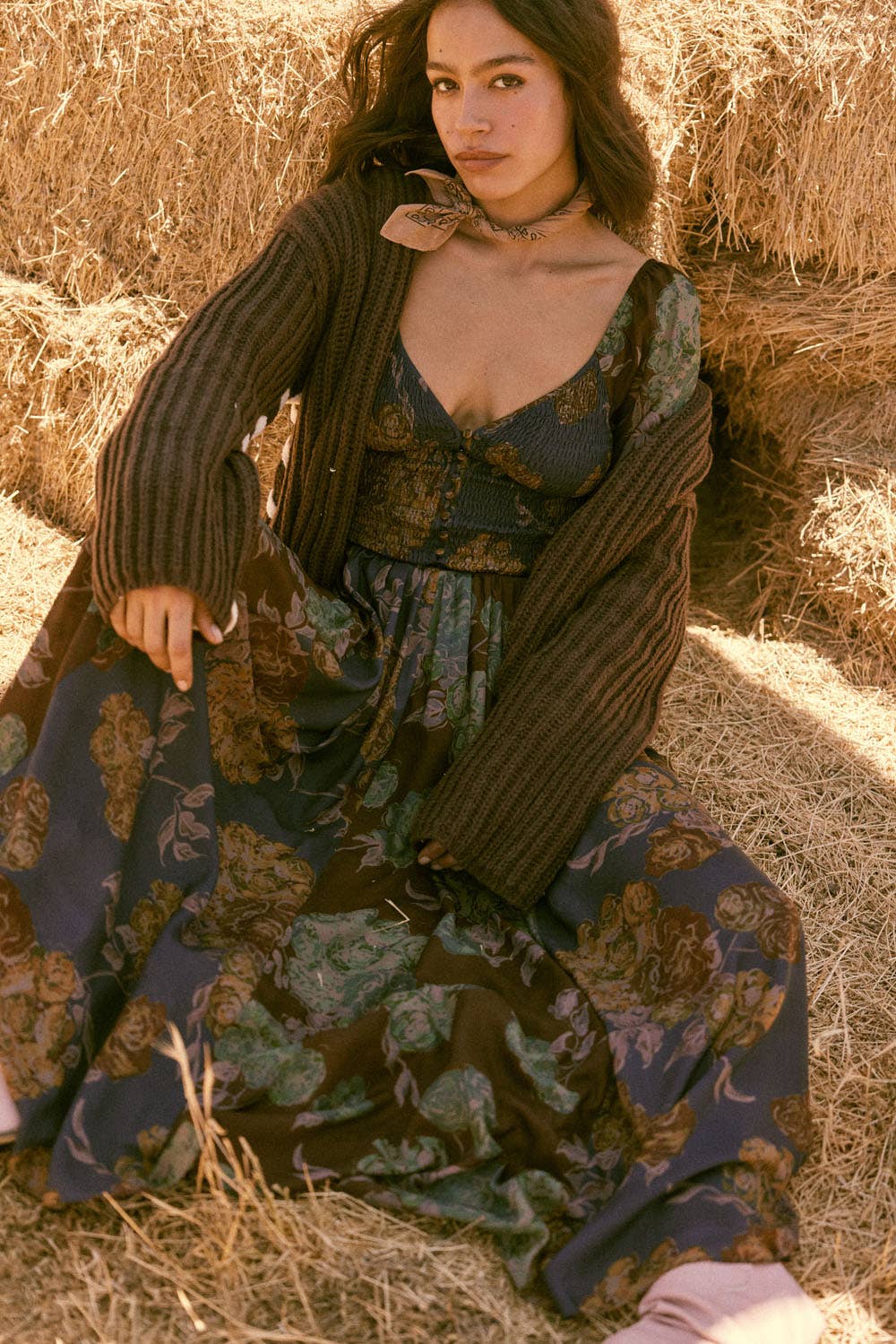 Floral Haven Sweetheart Dress