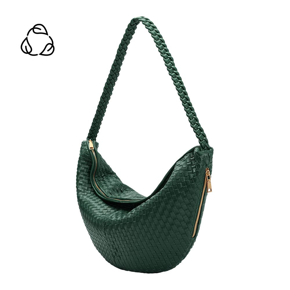 Raquel Green Recycled Shoulder Bag