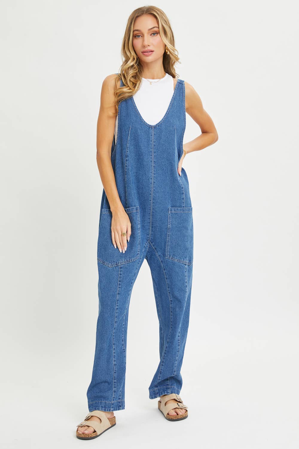 Barrett Denim Overall Jumpsuit