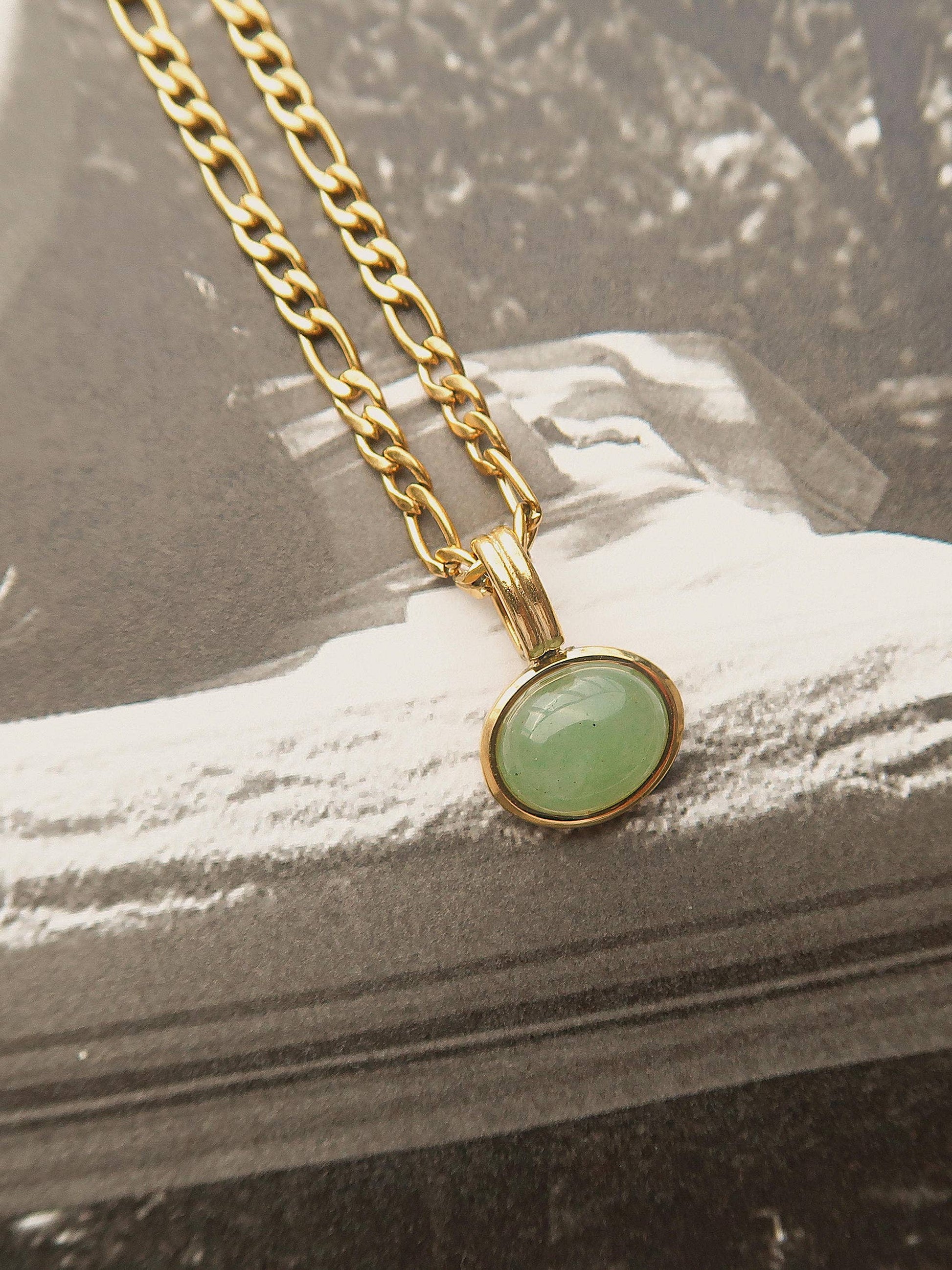 Winslow Green Stone Pendant Necklace