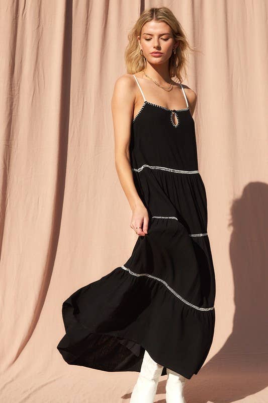 Ashley Linen Maxi Dress