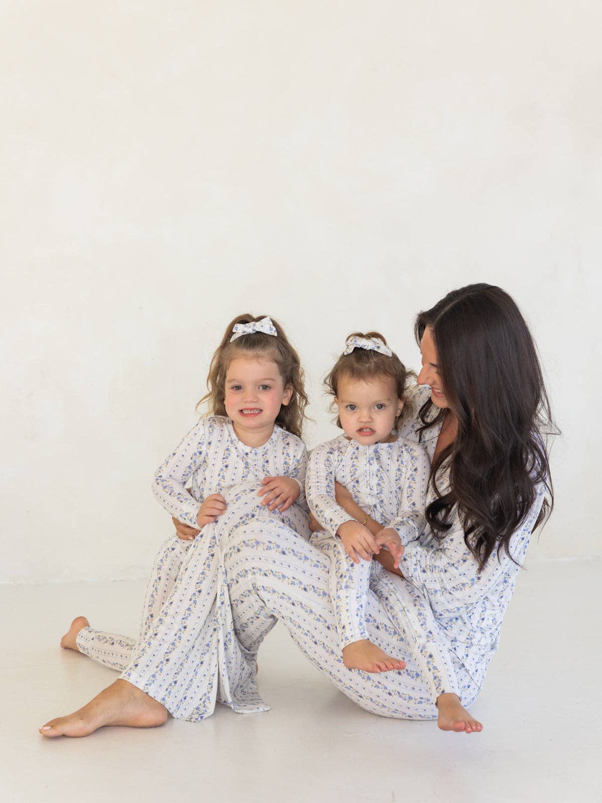 Winter Floral Two Piece Pajamas