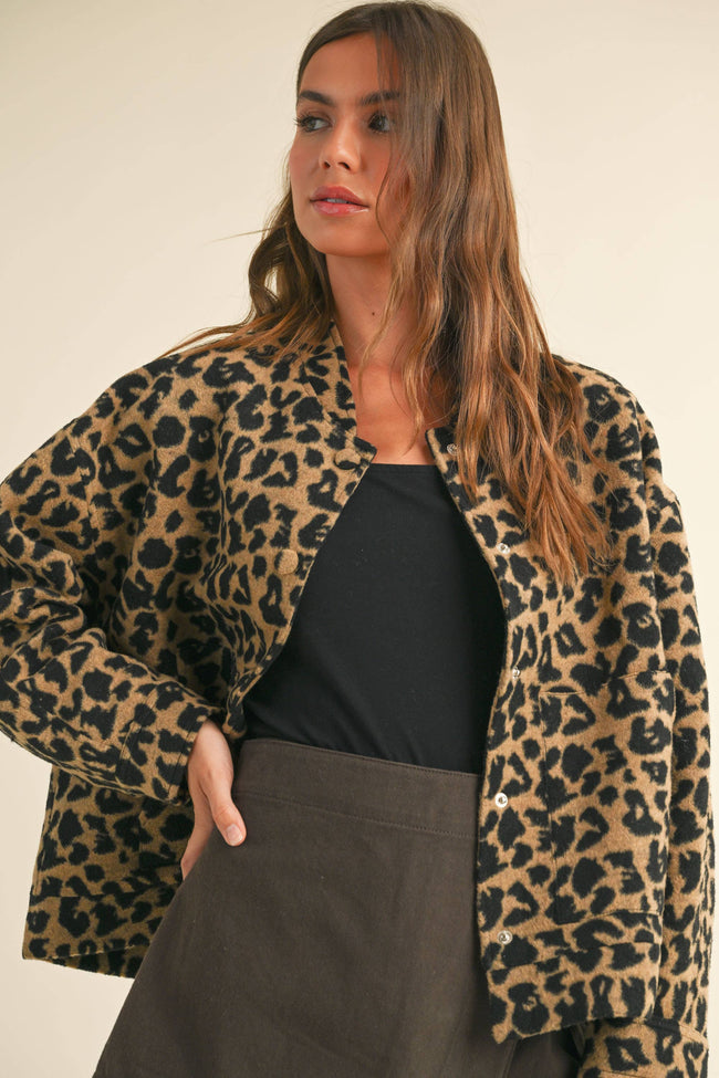 Rhea Leopard Jacket