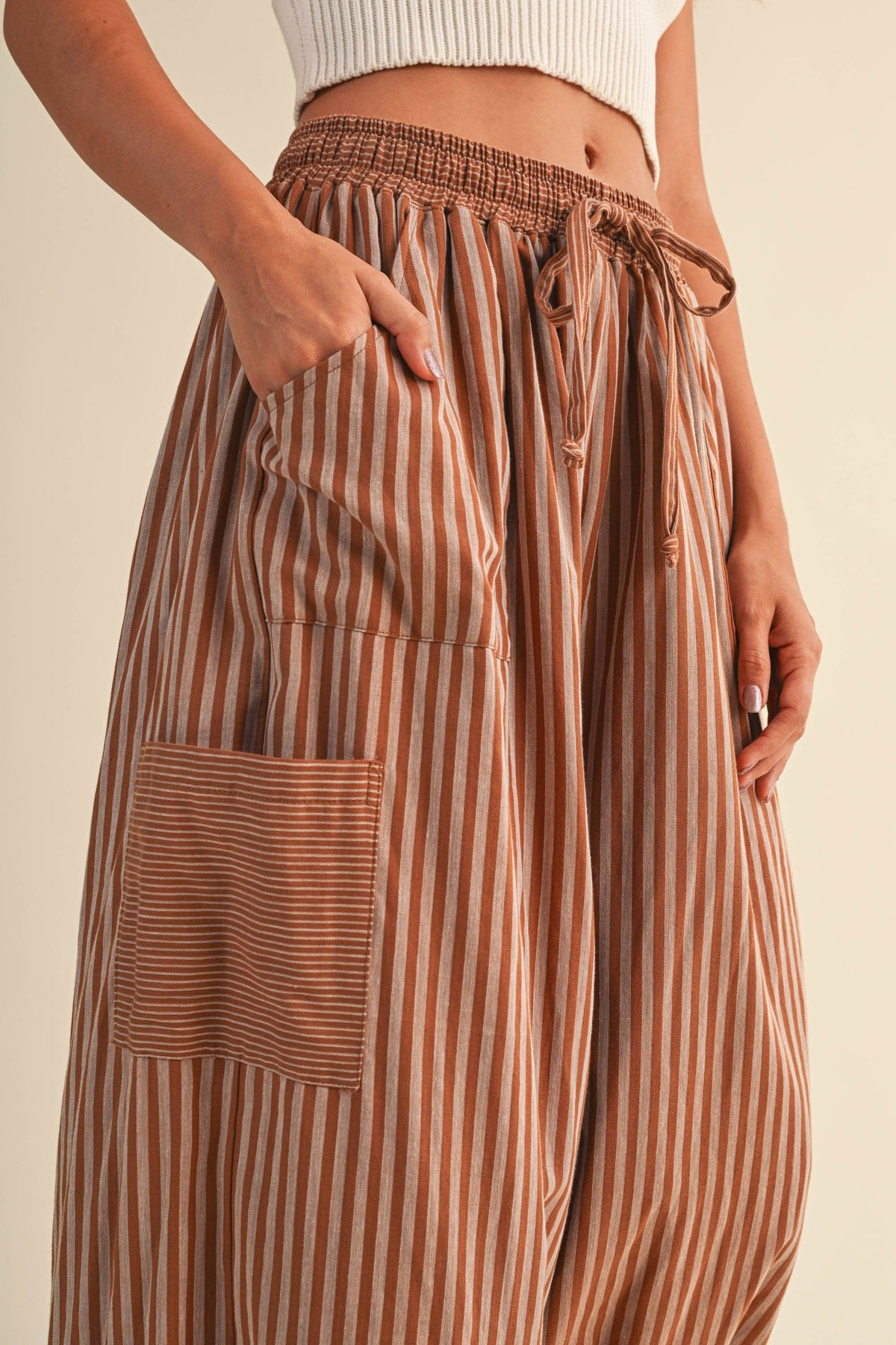 Dune Stripe Harem Pant