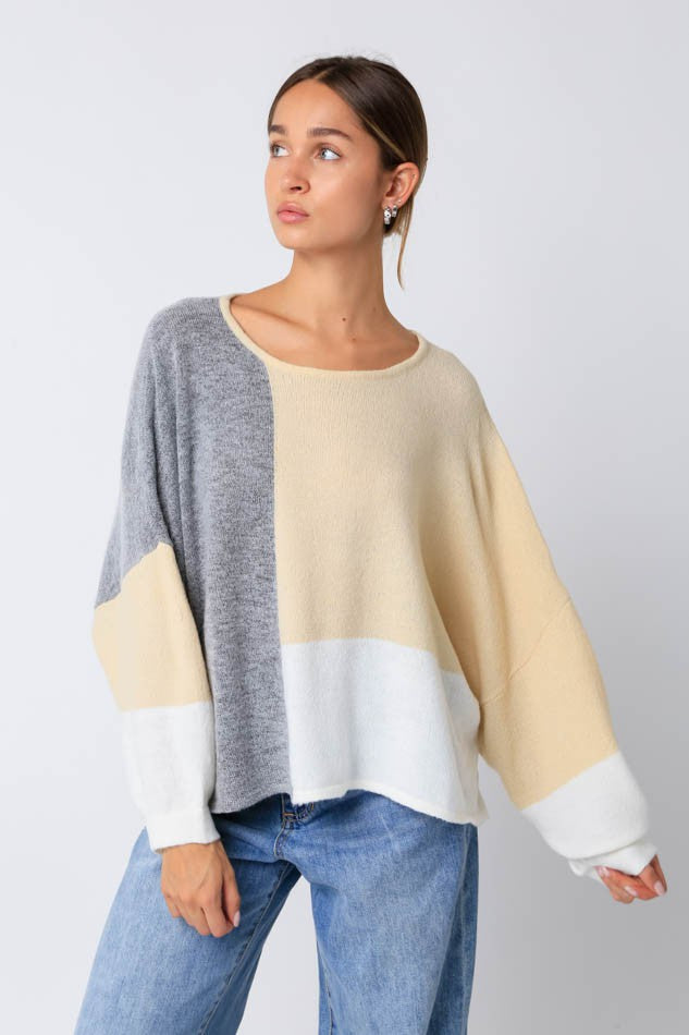 Brielle Colorblock Sweater