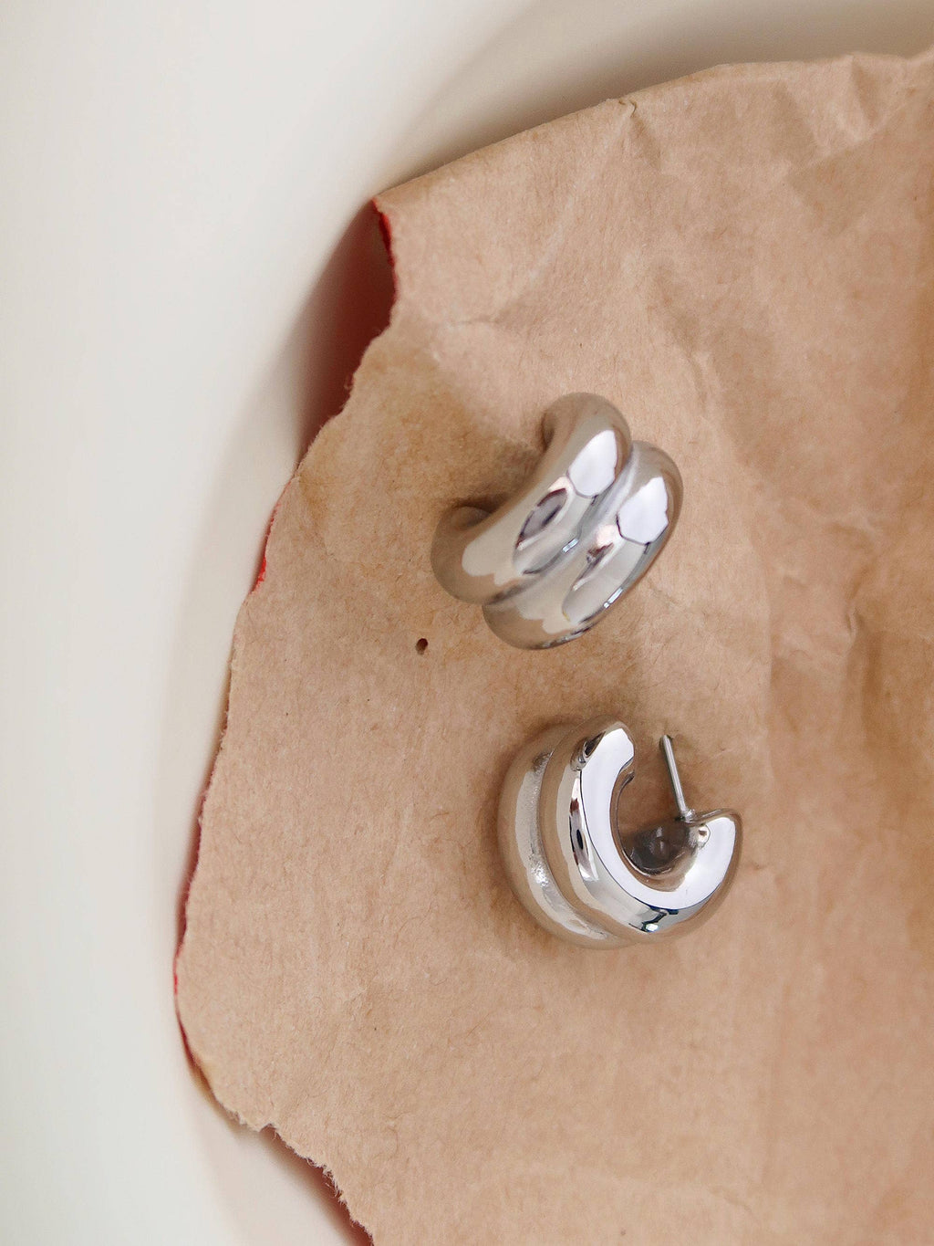 Emma Multi-Colored Double C-Hoop Earring