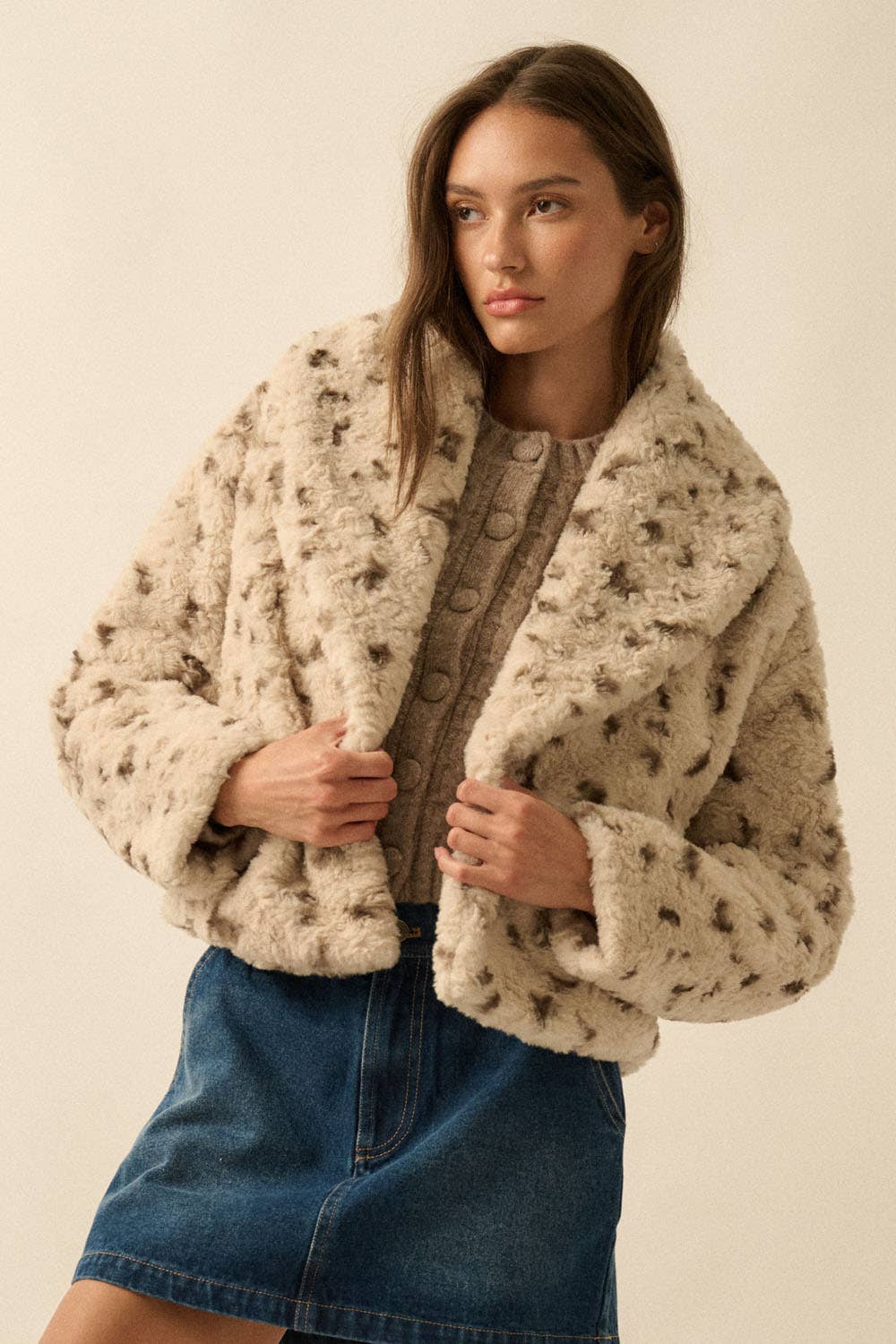 Steamboat Faux Fur Jacket