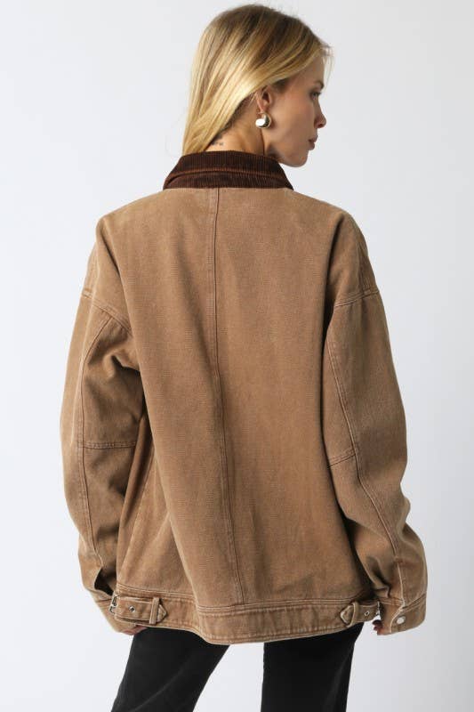 Elliott Barn Coat in Brown