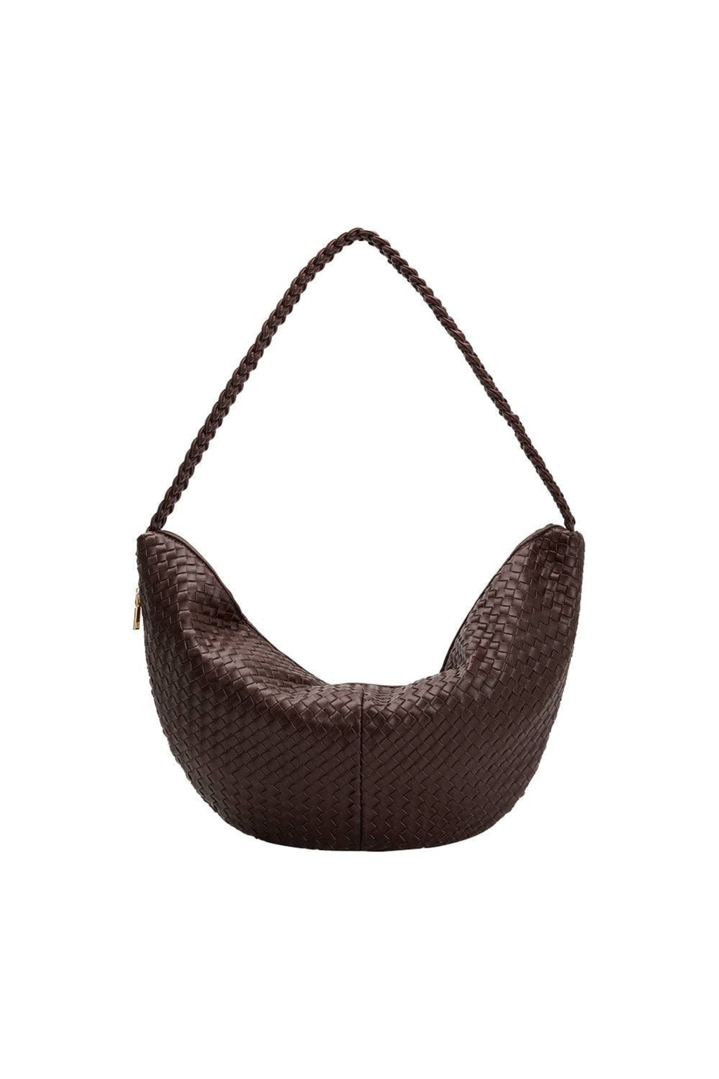 Raquel Espresso Recycled Shoulder Bag