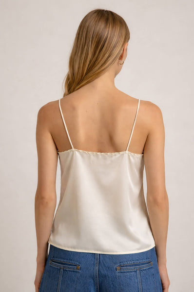 Camille Lace Satin Camisole