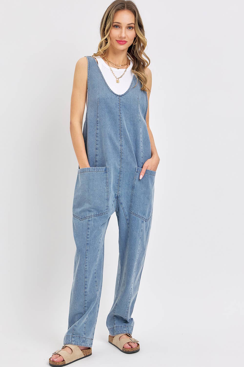 Barrett Denim Overall Jumpsuit