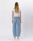 Cora Elastic Waist Barrel Jeans