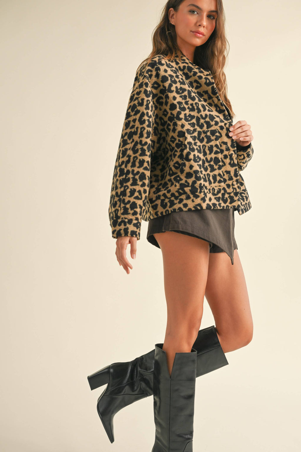 Rhea Leopard Jacket
