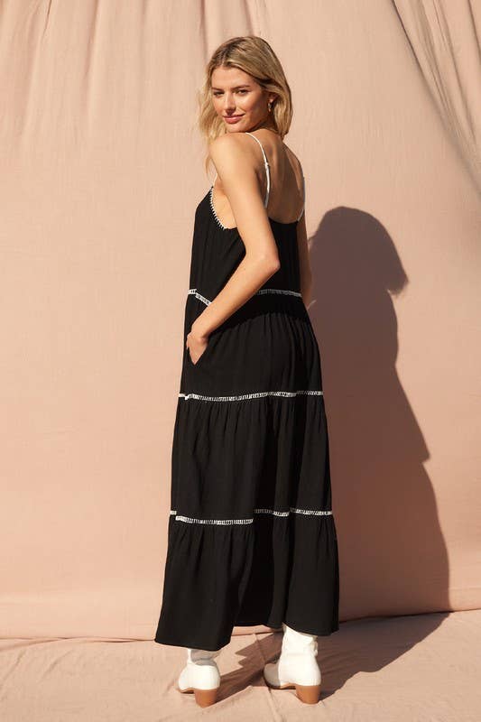 Ashley Linen Maxi Dress