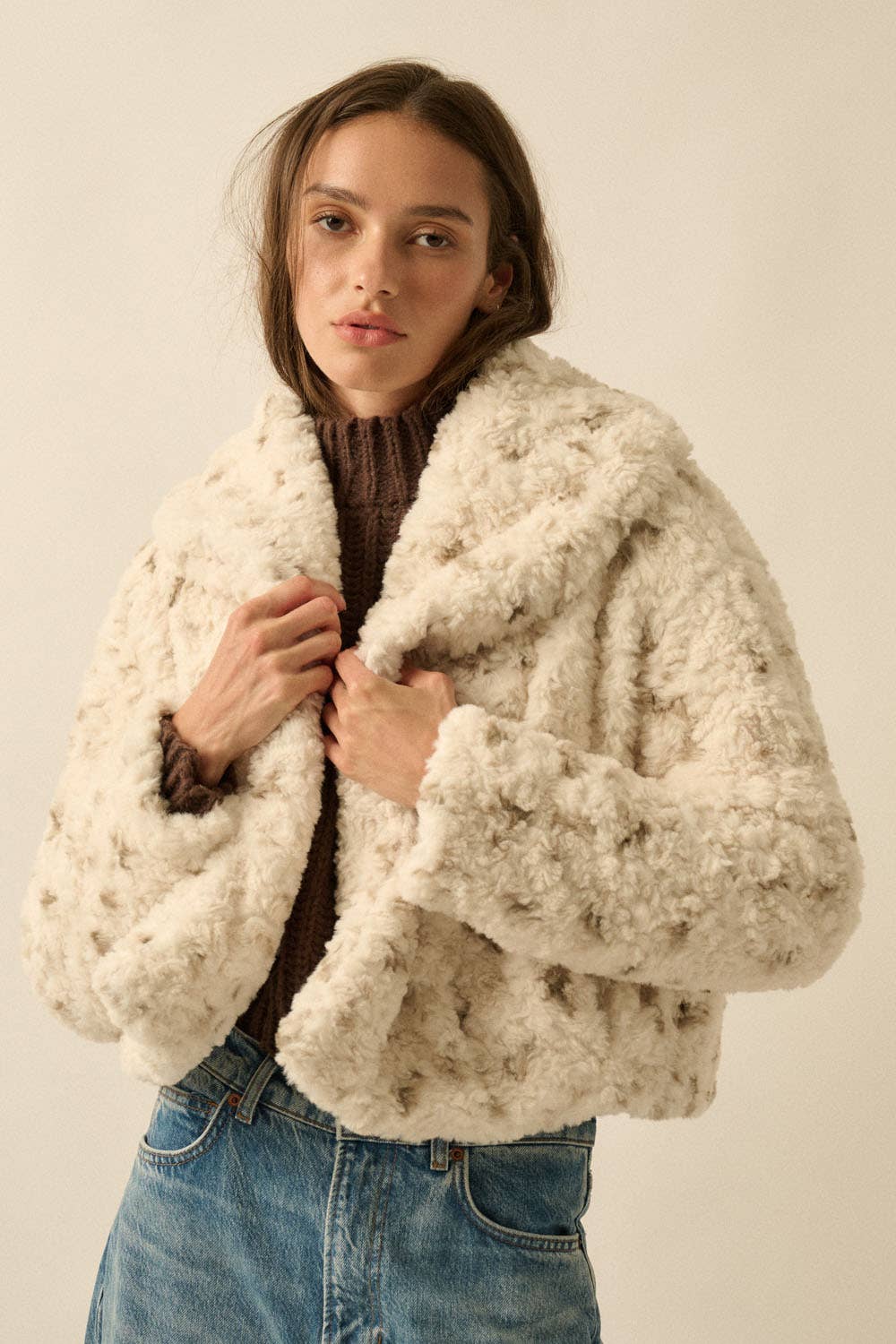 Steamboat Faux Fur Jacket