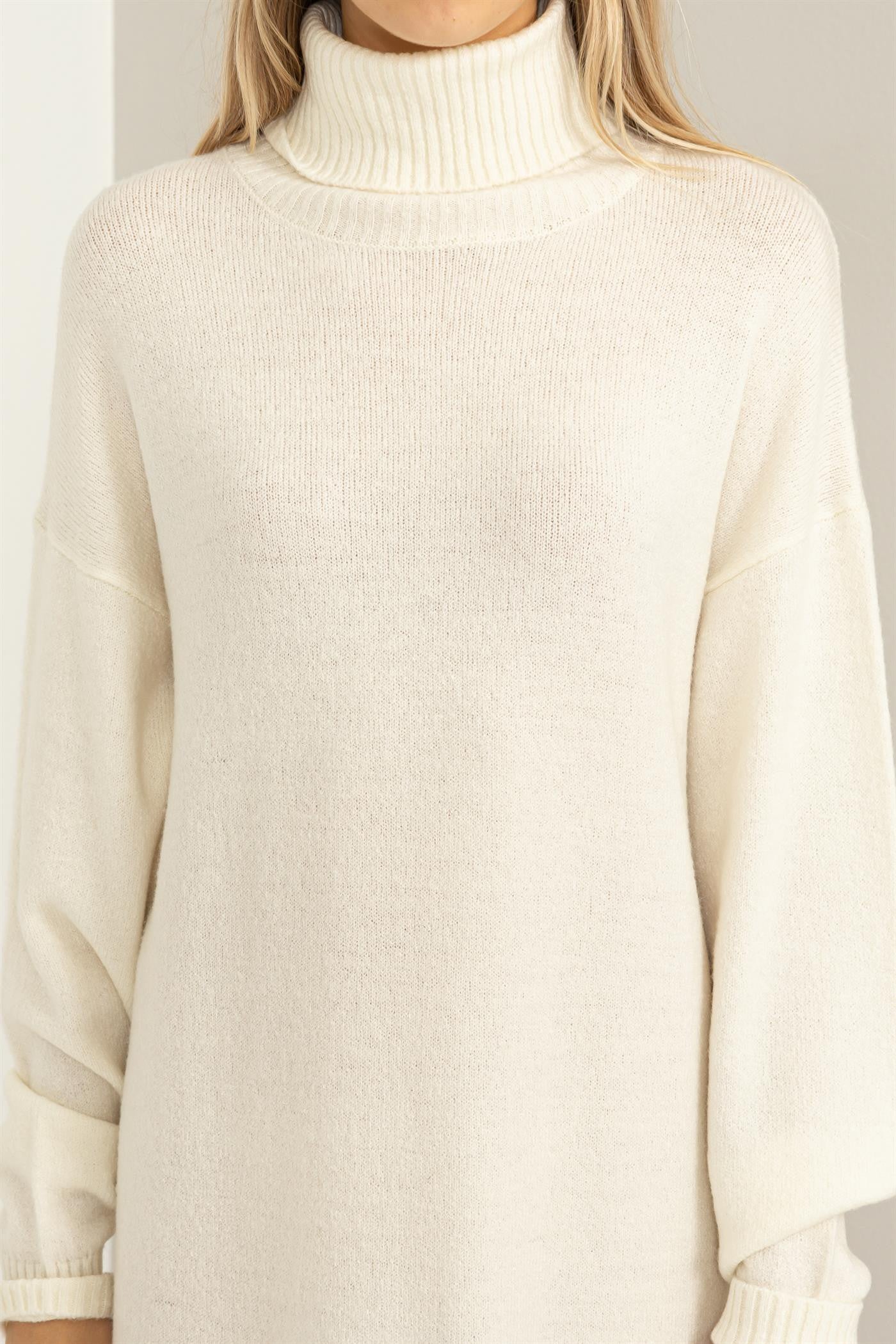 Elia Sweater Dress in Cream