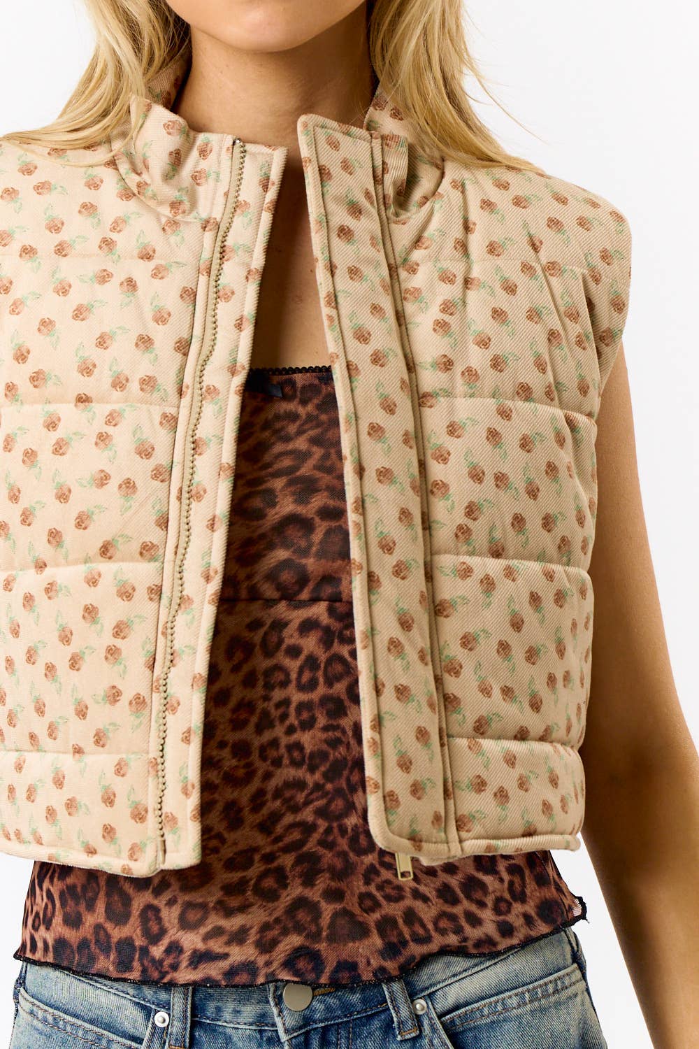 Claire Corduroy Puffer Vest