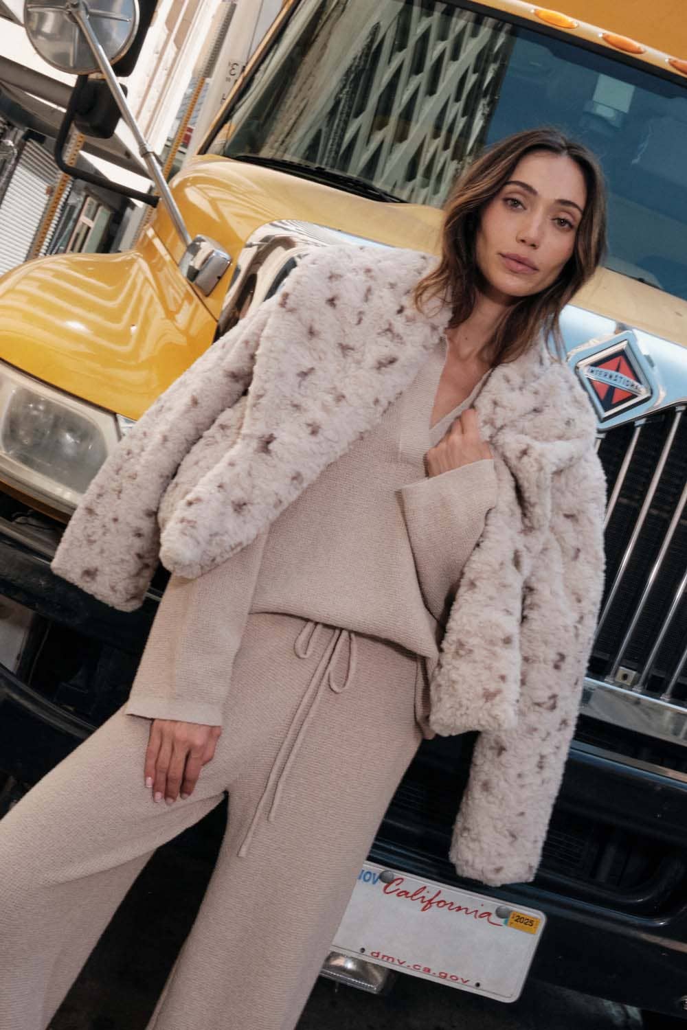 Steamboat Faux Fur Jacket