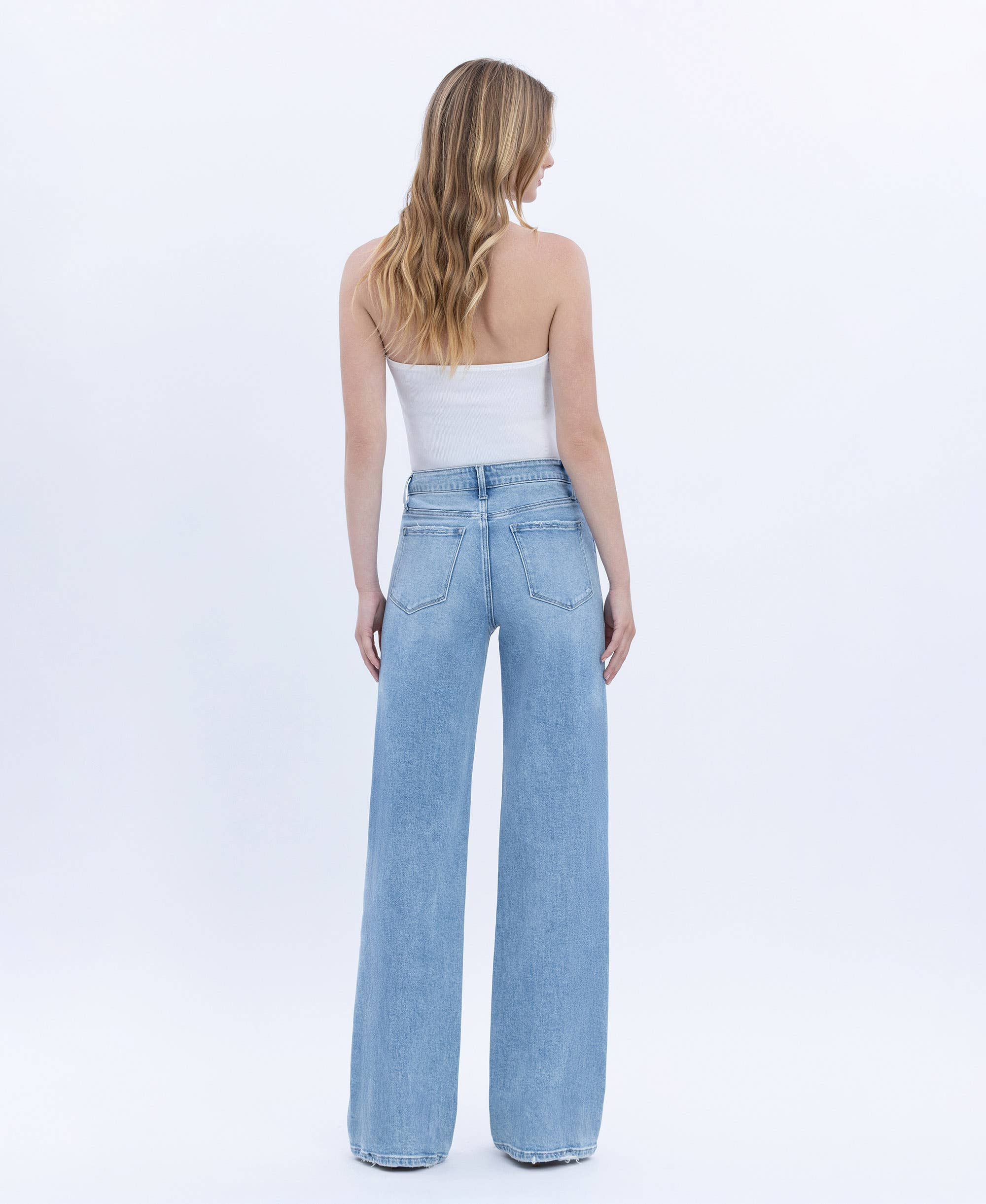 Sloane High Rise Wide Leg Jeans