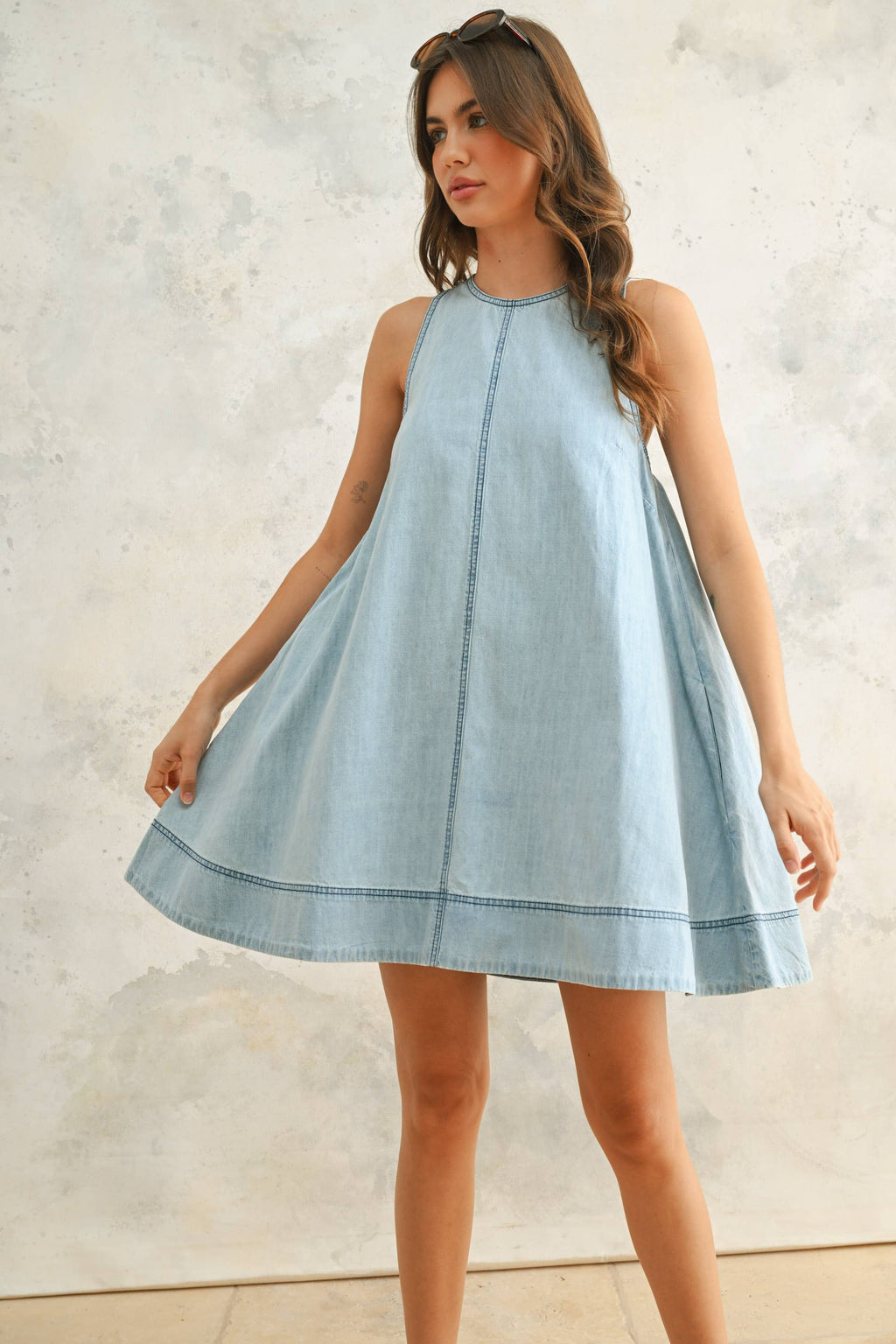 Bluebird Denim Mini Dress
