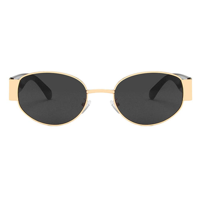 Elliott Polarized Sunglasses in Black/Gold