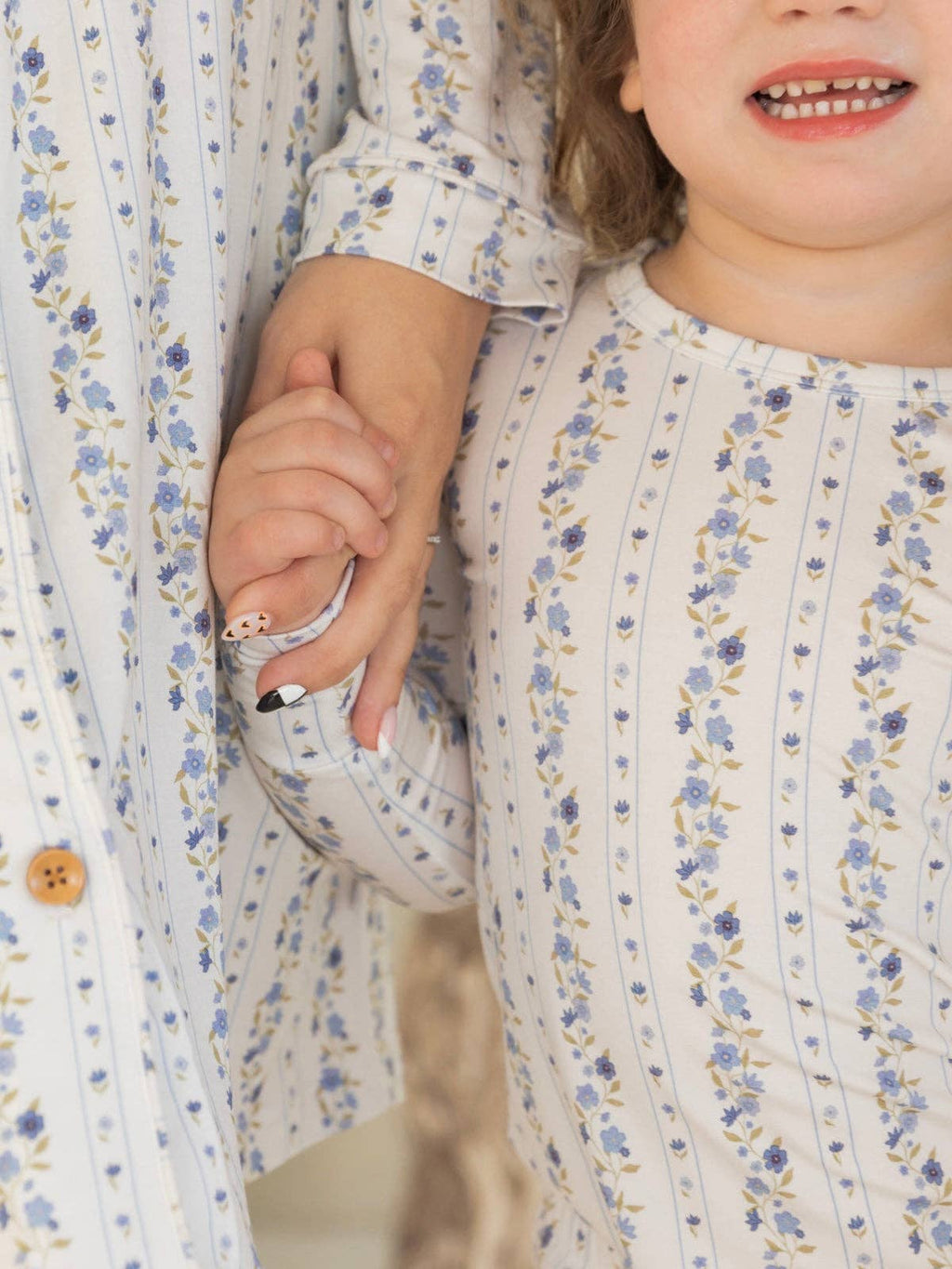 Winter Floral Two Piece Pajamas