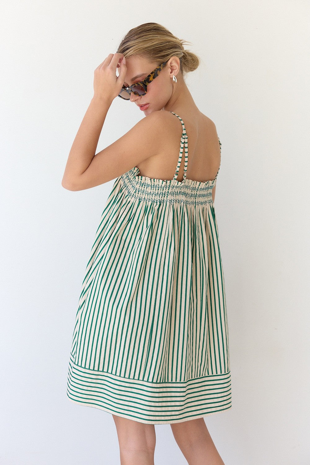 Scout Stripe Babydoll Dress