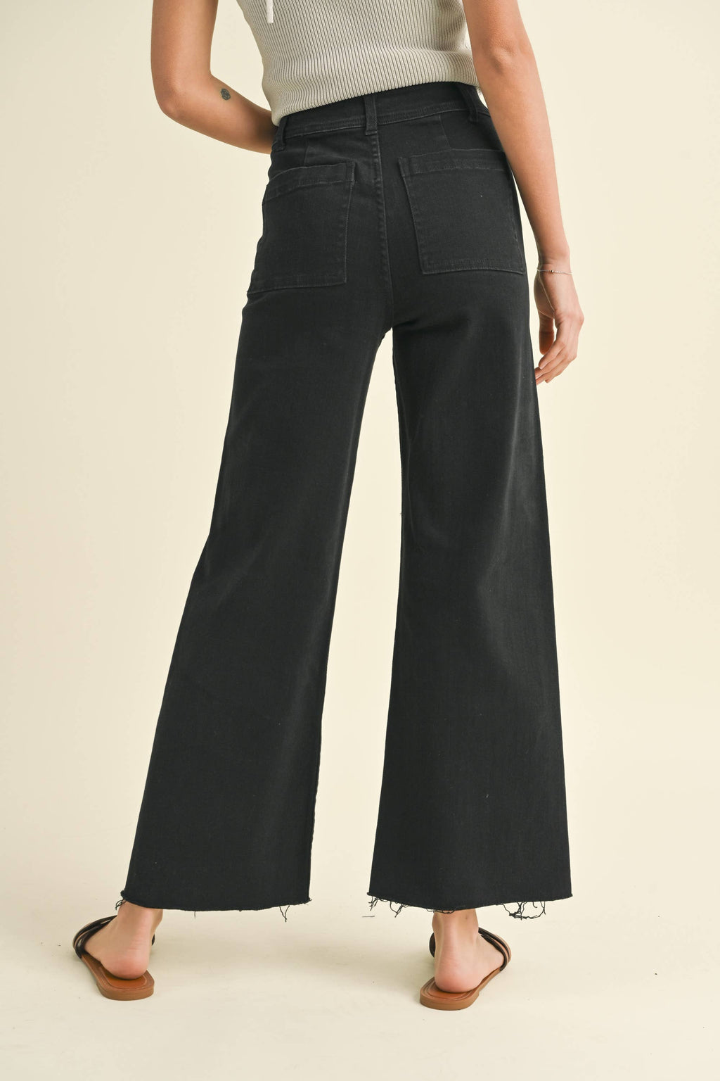 Ren Wide Leg Jeans in Black