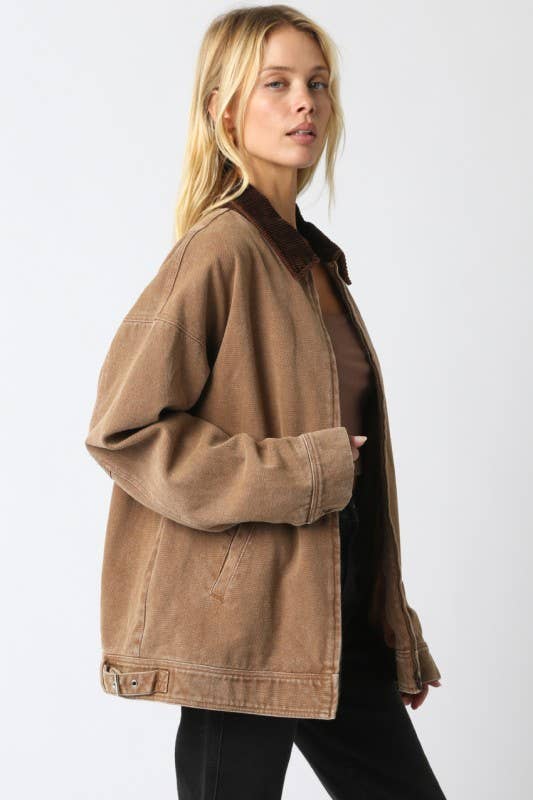 Elliott Barn Coat in Brown