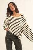 Harbor Striped Textured Sweater