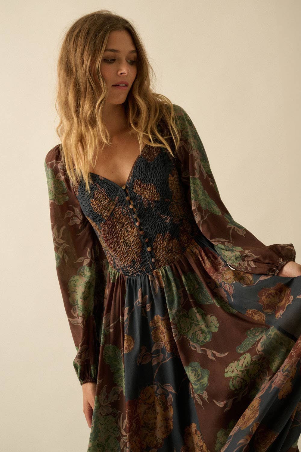 Floral Haven Sweetheart Dress