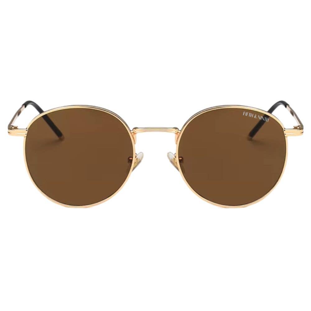 Jackson Sunglasses in Brown/Gold