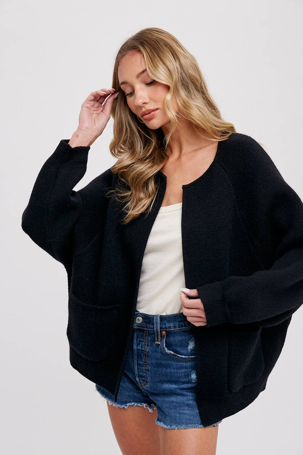 Elyse Knit Jacket in Black