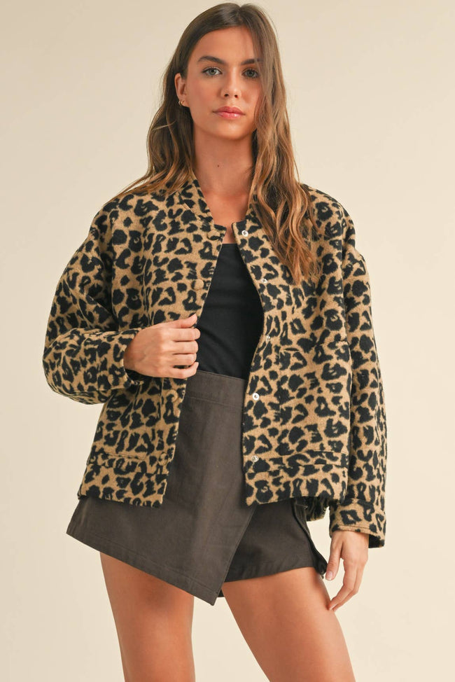 Rhea Leopard Jacket