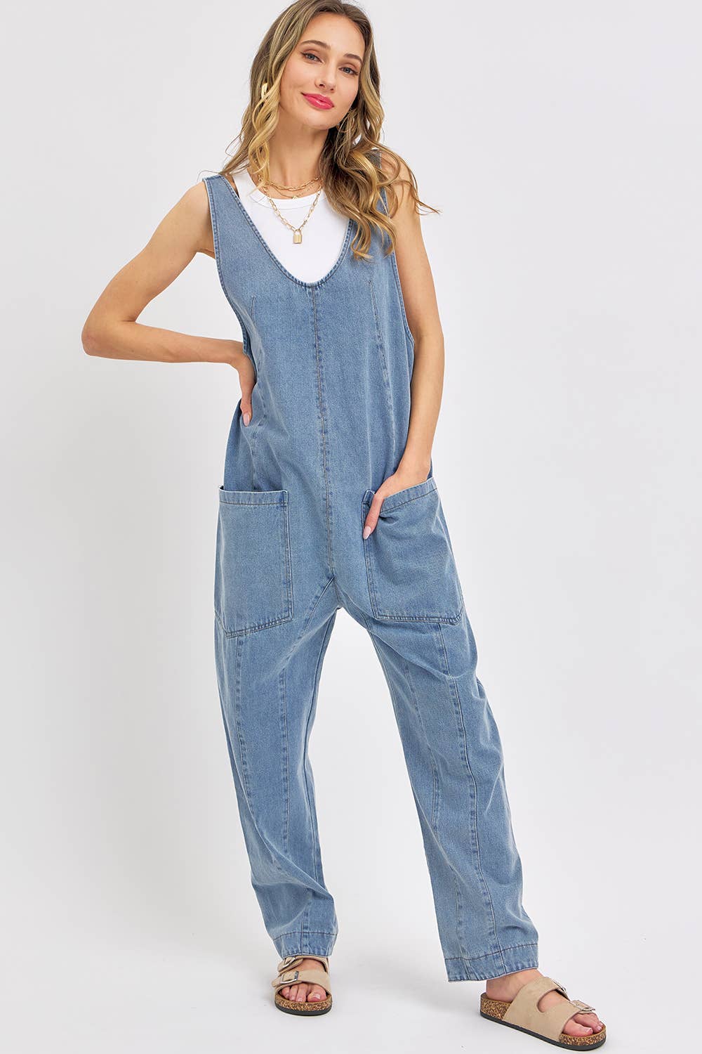 Barrett Denim Overall Jumpsuit