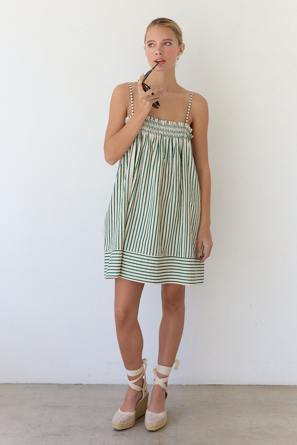 Scout Stripe Babydoll Dress