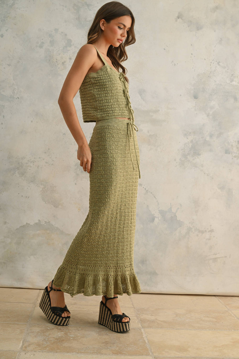 Easton Crochet Knit Top