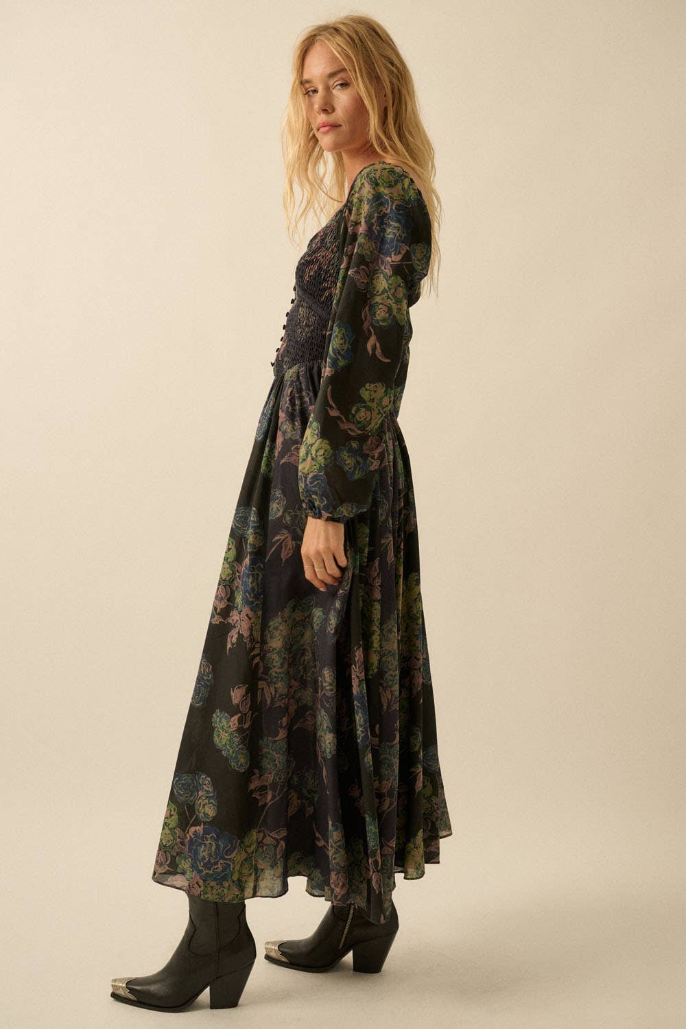 Floral Haven Sweetheart Dress