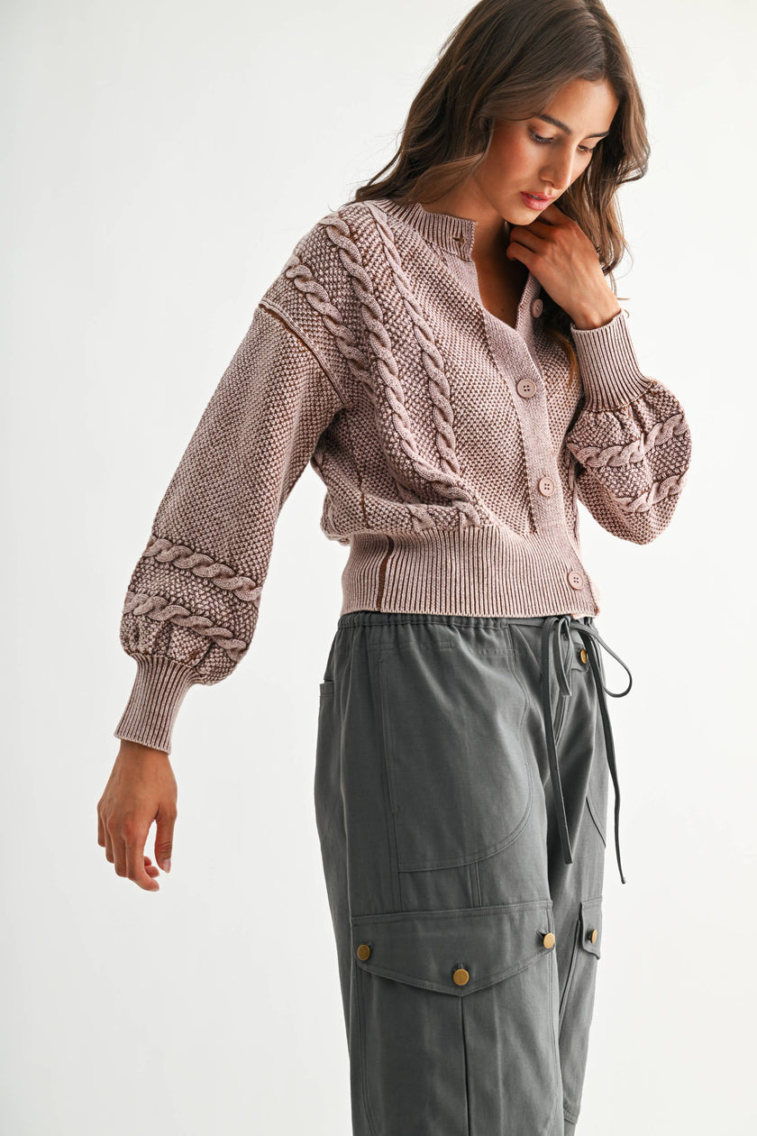Heirloom Cable Knit Cardigan