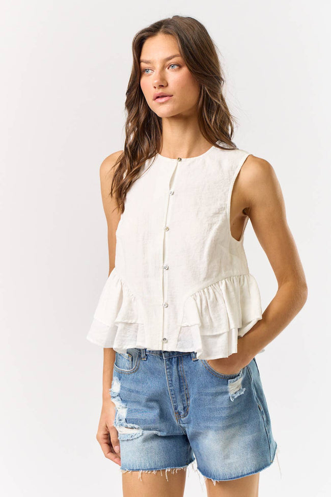 Preston Peplum Top