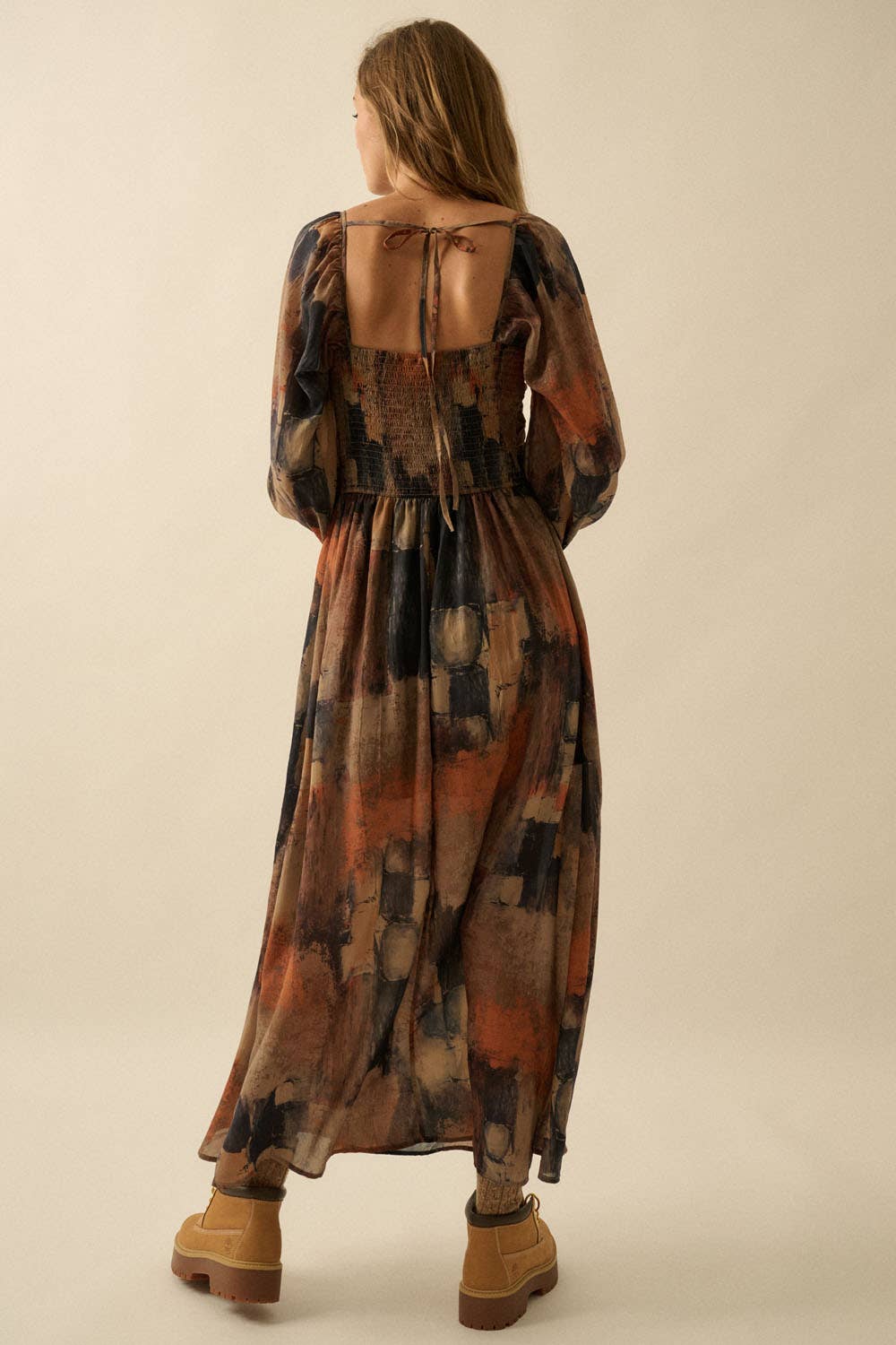 Leo Velvet-Trimmed Maxi Dress