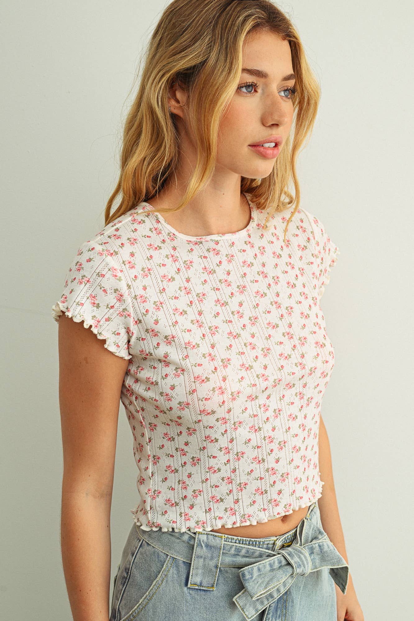 Harley Floral Printed Tee