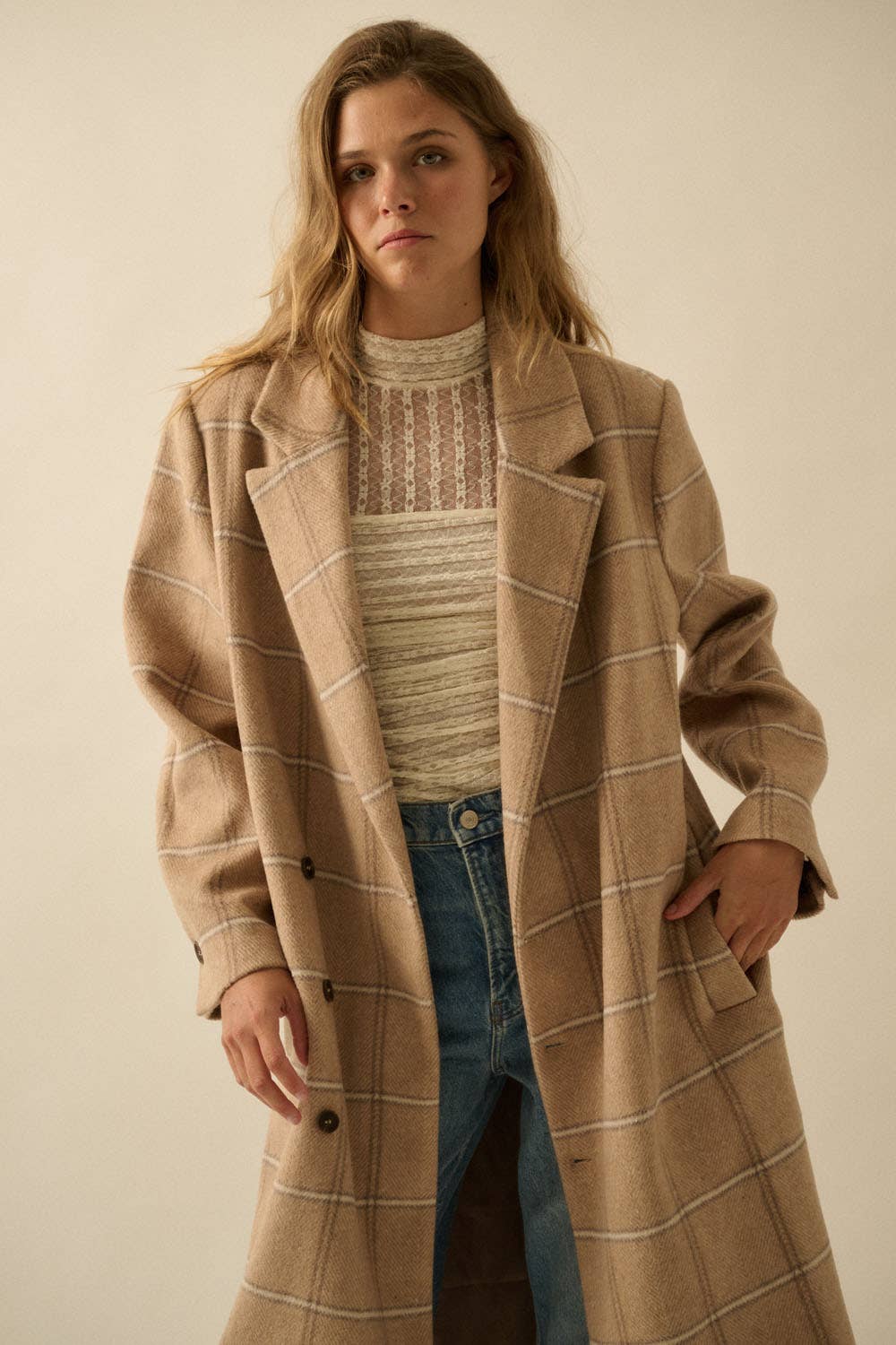 London Fog Herringbone Coat