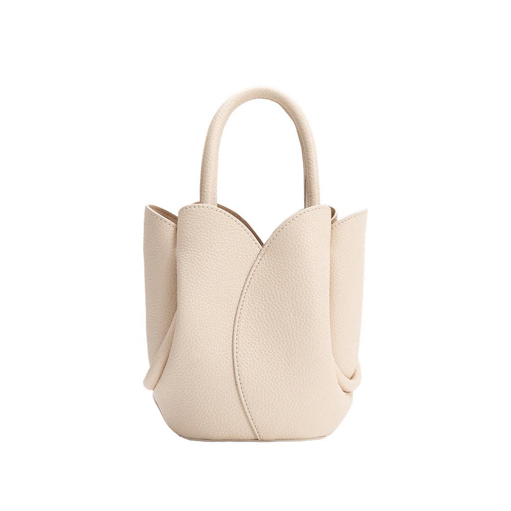 Mini Tulip Bag in Bone