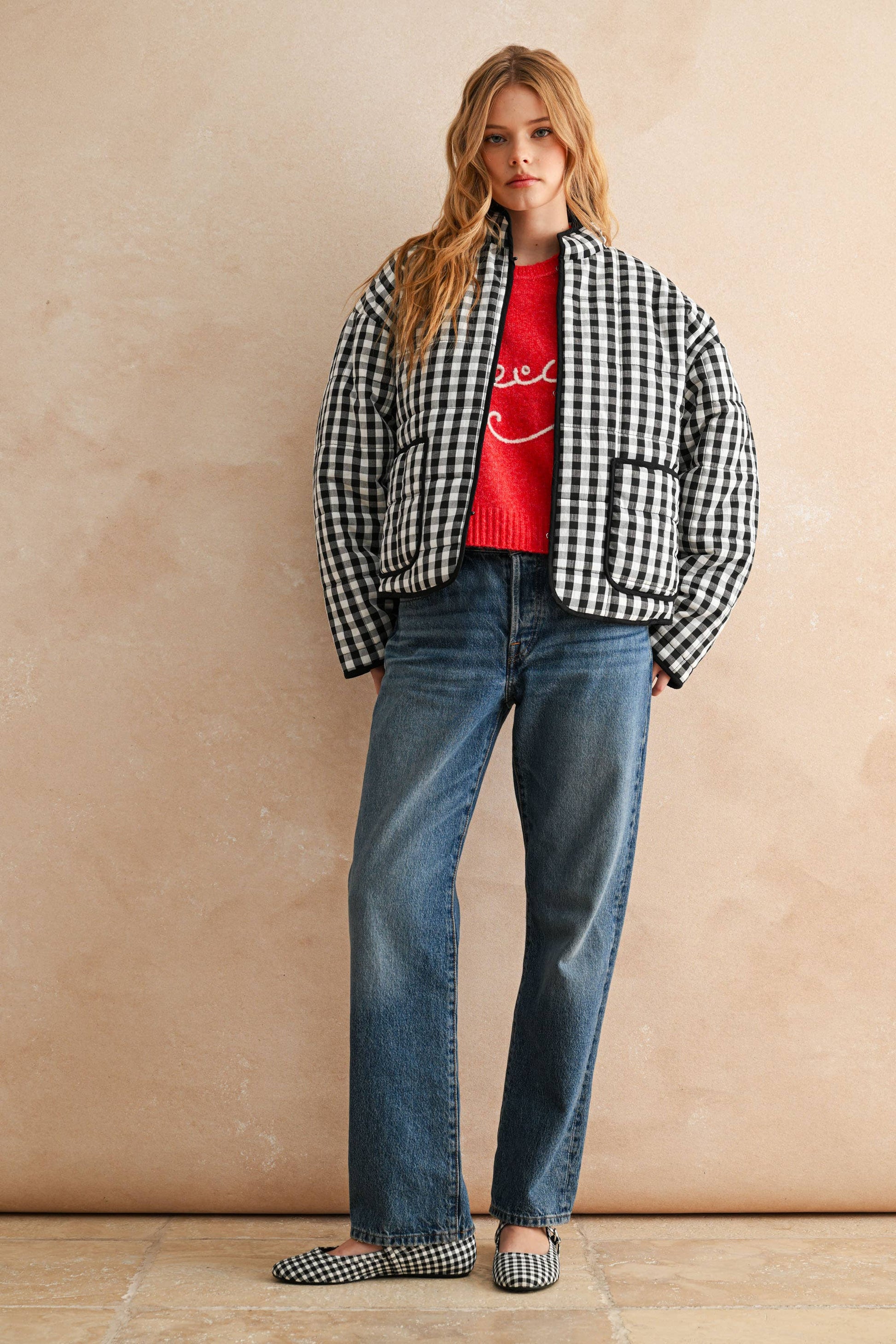 Meadow Check Gingham Jacket