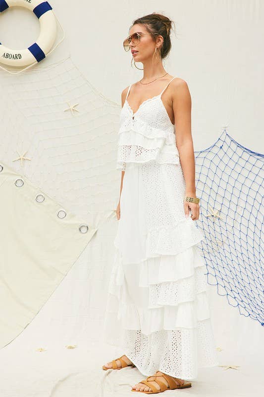 Court Eyelet Cami Top