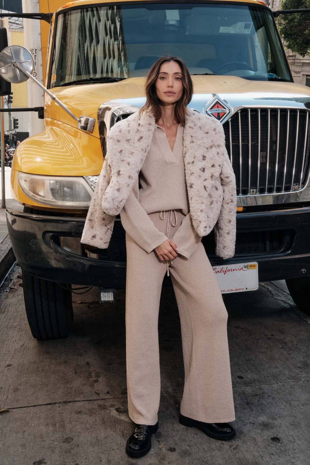 Steamboat Faux Fur Jacket