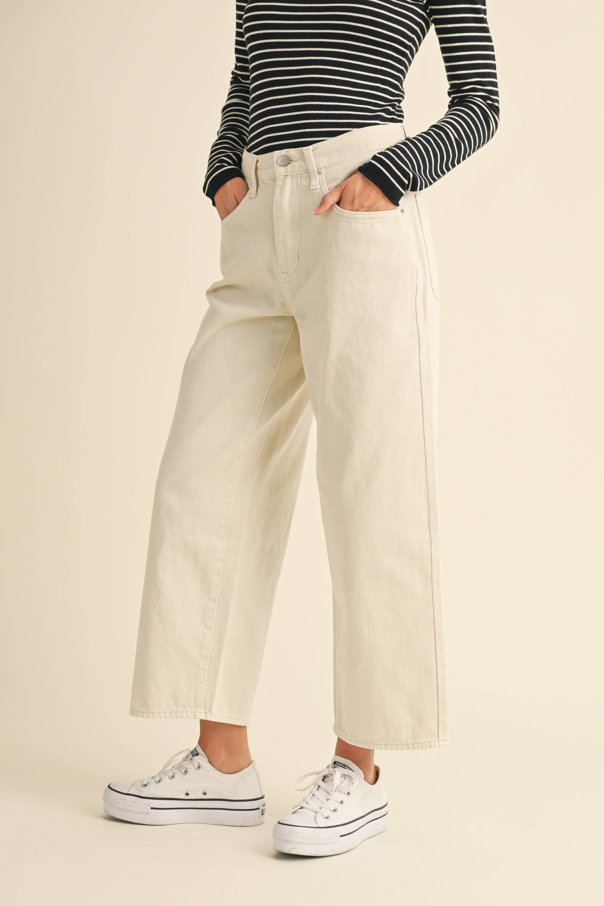 Penny Crop Denim Pants