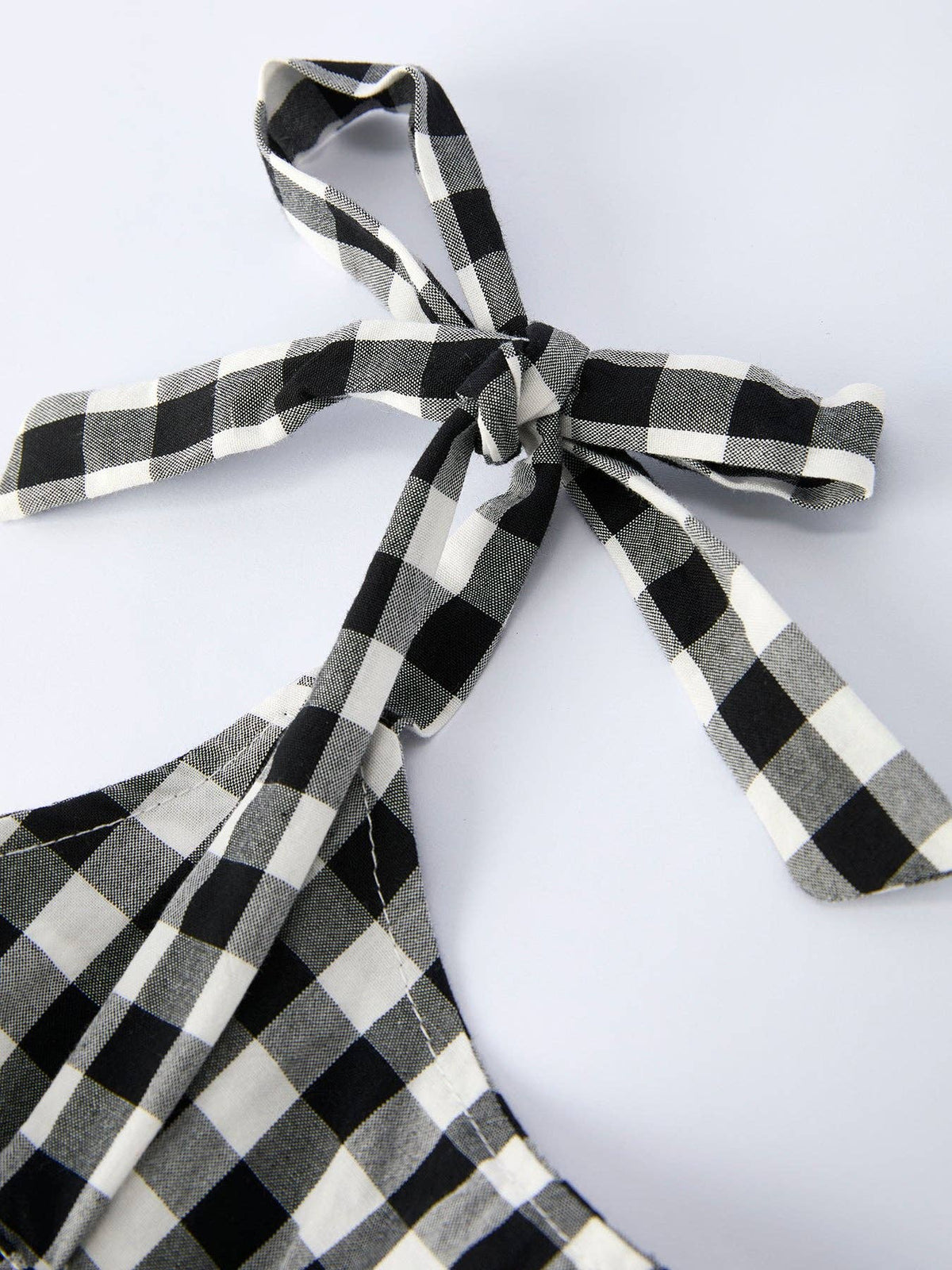 Plaid Girl Smocked Ruffle Dress